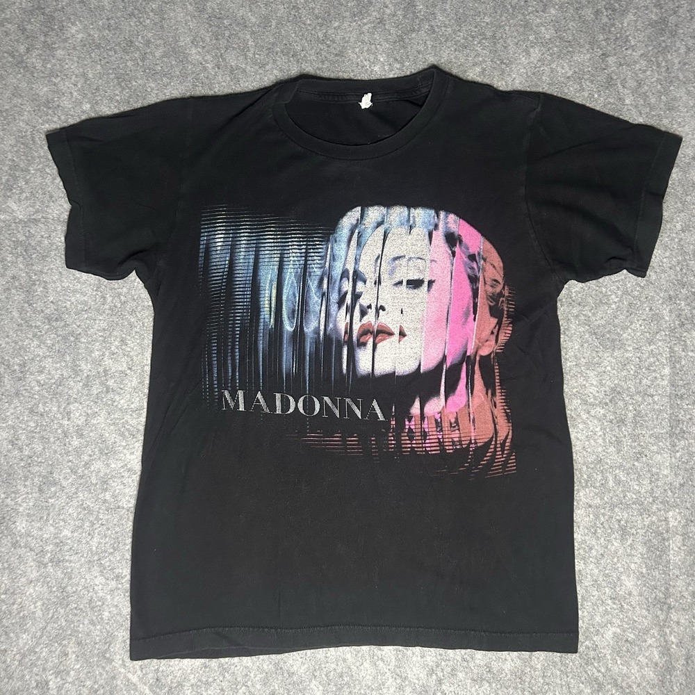 Madonna MDMA Tour Men's  Small Black T-shirt 2012 Concert Merch